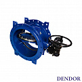 Затвор Dendor тип 023F DN400 с редуктором